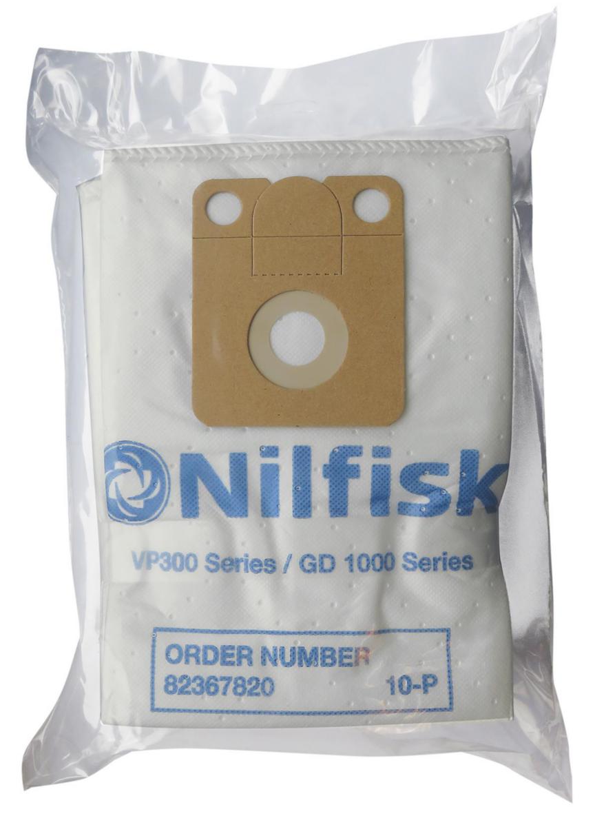 DAMMSUGARPÅSE NILFISK VP300 FILTERPÅSE SYNTET 10 ST