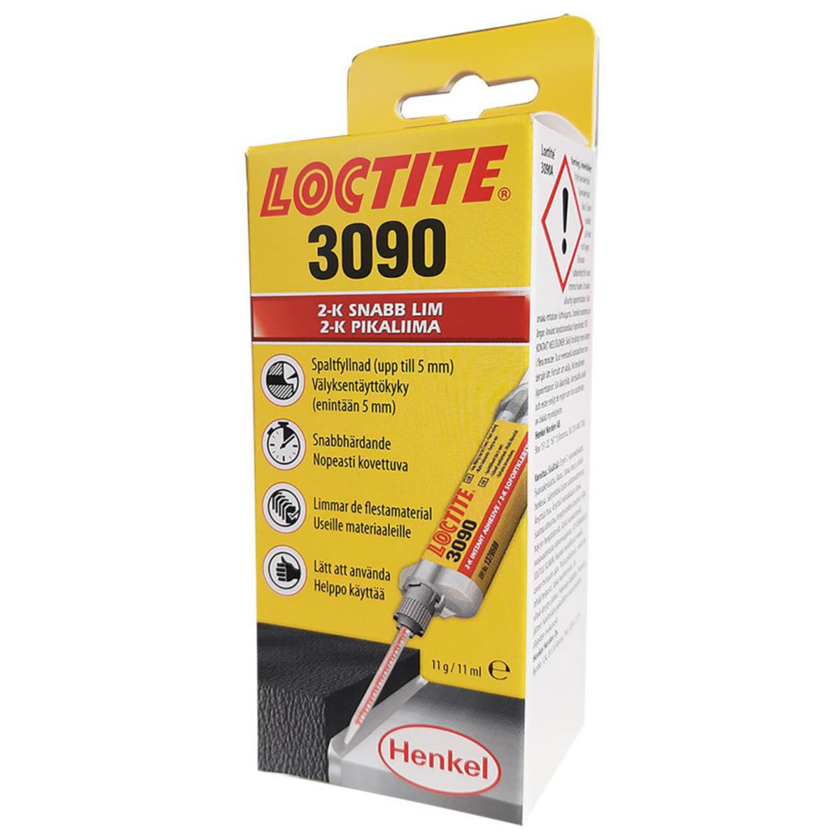 CYANOAKRYLATLIM LOCTITE 3090 SNABBLIM ALLROUND 10GRAM
