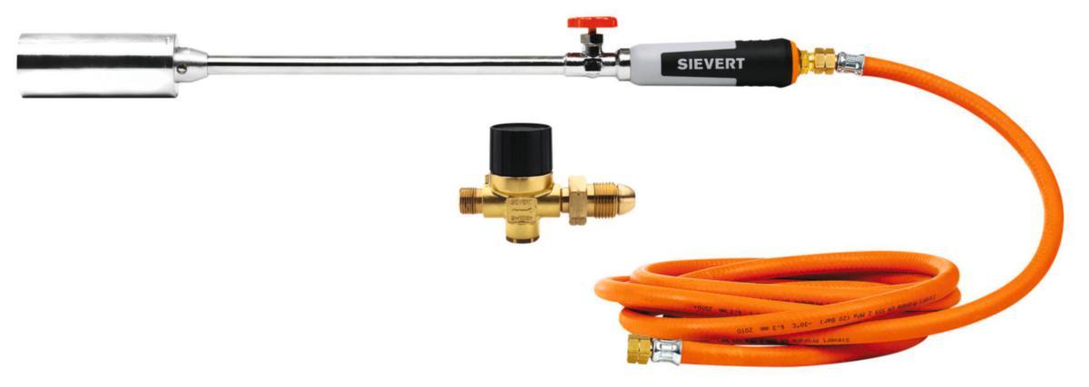 BLÅSLAMPSATS SIEVERT 6350 M SLANG OCH REGULATOR