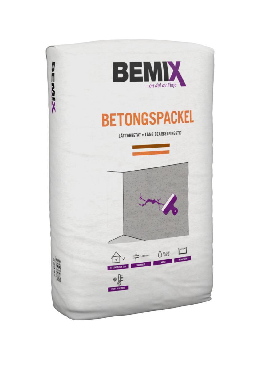 BEMIX BETONGSPACKEL 25 KG