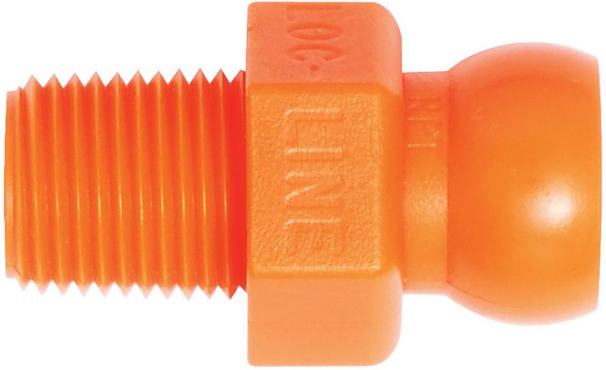 ANSLUTNINGSNIPPEL LOC-LINE 3/8" 4-PACK
