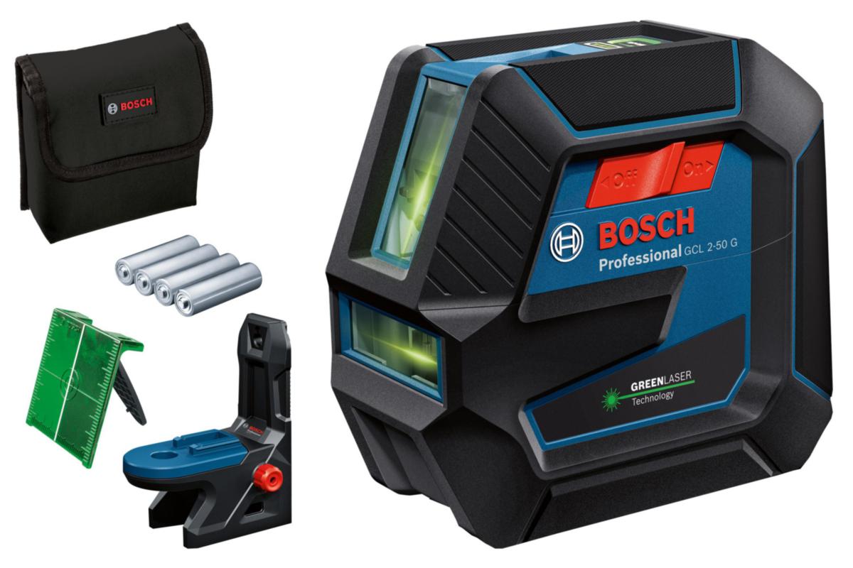 KOMBILASER GRÖN BOSCH GCL 2-50 RM10 0.58 KG IP 64