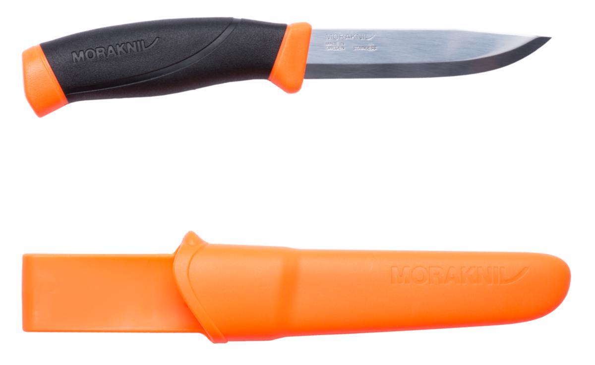 ALLROUNDKNIV MORAKNIV COMPANION ORANGE ROSTFRI