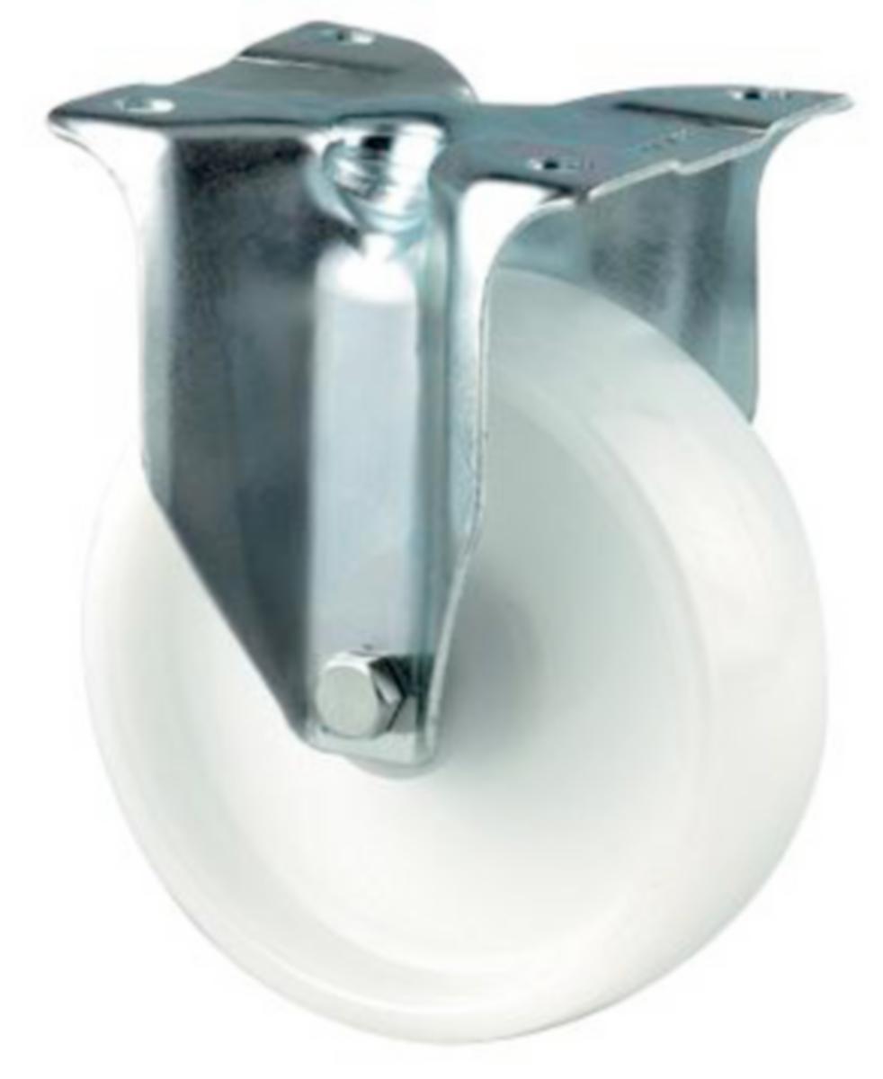 FAST HJUL TENTE 160MM NYLONVIT 3478UOR160P63 PLATTA 137X105MM